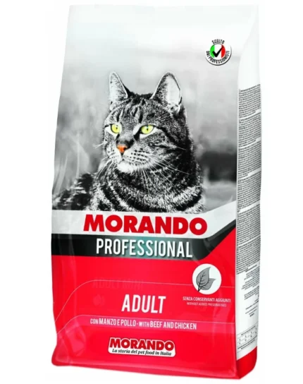 Morando сухой корм для  взрослых кошек с говядиной и курицей (на развес)