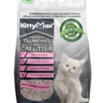 KIttyMax Baby Powder бентонитовый наполнитель для кошачьего туалета с ароматом детской присыпки 5 л
