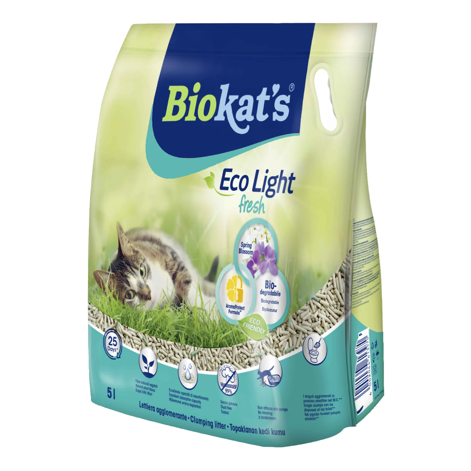 6023449 Biokat's Eco Light Fresh Spring Blossom Soya topaqlayan doldurucu ilə təzə yaz ətri 5 l - Image 1