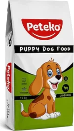 Peteko Bala Yemi Quzu və Düyü quru yemi bala itlər üçün quzu və düyü ilə (toplu)