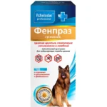 3 həftəlik yaşdan yuxarı iri cinsli itlər və bala itlər üçün yuvarlaq qurdlara, lent qurdlarına və lyambliyaya qarşı Fenpraz suspenziyası, 20 ml