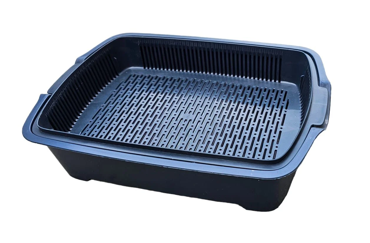 6023566 Лоток для кошек с сеткой 36x24.5x8 см — изображение 1