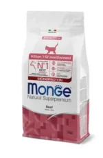 Monge Kitten Speciality Line Monoprotein with beef сухой корм для котят и беременных кошек, с говядиной 1,5 кг