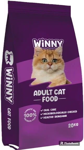 Winny cat food with chicken meat  сухой корм для взрослых кошек с курицей (на развес)