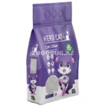 HeroCat комкующийся бентонитовый наполнитель для кошек "Лаванда" 10 л