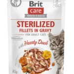 Brit Care Cat Fillets in Gravy Steril Hearty Duck Филе в соусе с сытной уткой 85г