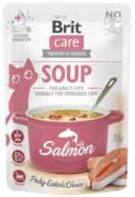 Brit Care Adult Soup Salmon  суп для кошек с лососем 75г