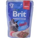 Brit Premium Cat Delicate Fillets in Gravy with Lamb for Sterilised для стерилизованных кошек с ягненком в соусе 85г