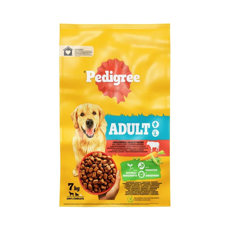 6023685 Pedigree сухой корм для взрослых собак с мясом и овощами (на развес) — изображение 1