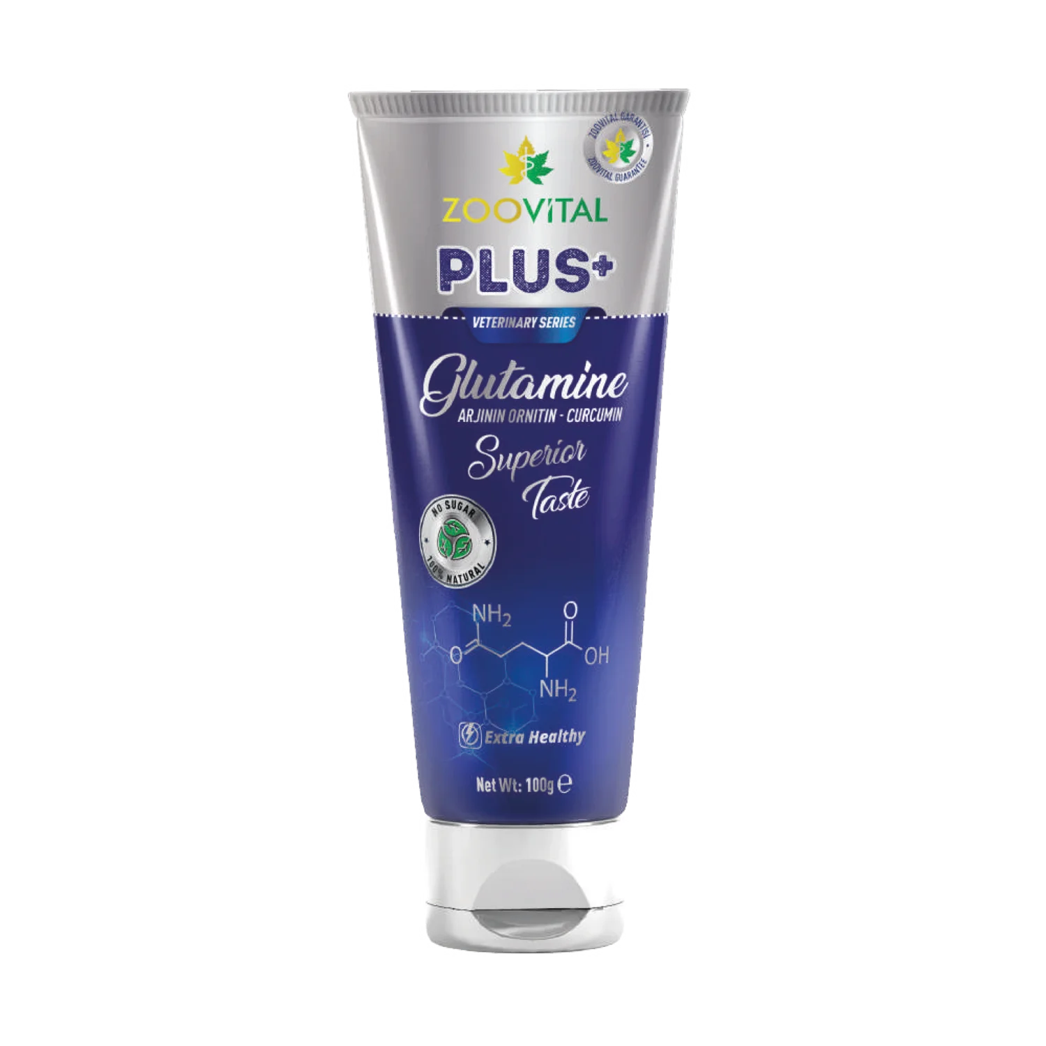 6023792 ZOOVITAL Plus+ Glutamine витаминная паста для нормализации обменных процессов у кошек и собак 100 гр. — изображение 1