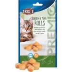 Trixie PREMIO Chicken & Tuna Roll лакомство для кошек, роллы с курицей и тунцом 50 г