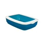 Trixie Mio лоток для кошек с рамкой 43*32*12, зеленый, розовый, голубой