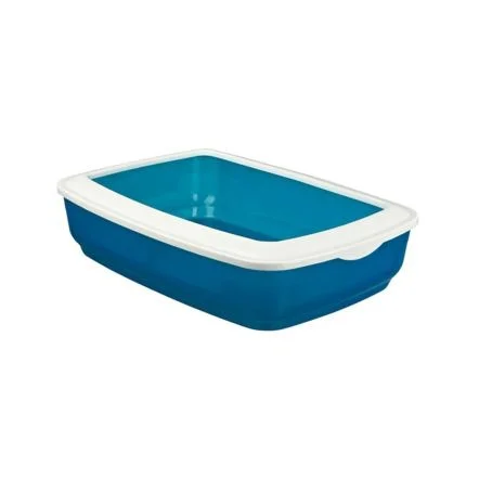 6023855 Trixie Mio pişik tualet qabı çərçivə ilə, 43*32*12 sm, yaşıl, çəhrayı, mavi - Image 1