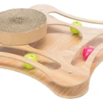 Trixie игрушка для кошек трек с картонной когтеточкой, 35х4х35см