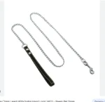 Trixie qayışı: Neylon tutacaqlı metal zəncir, 1.1 m/2 mm