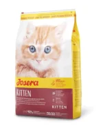Josera Kitten balaları və hamilə və süd verən pişiklər üçün quru yem, qızılbalıq, düyü və kartof ilə (toplu)