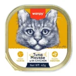 Wanpy Cat Alutray влажный корм  с тунцом и курицей, 40г