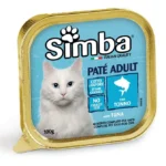 Simba cat pate with tuna влажный корм для кошек паштет с тунцом, 100 гр