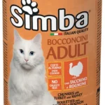 Hinduşka və böyrək ilə Simba Yetkin Pişik Çubuqları: Hinduşka və böyrək ilə yaş pişik yemi, 415 q