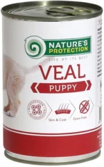 Nature's Protection Puppy Veal влажный корм для щенков с телятиной, 400 г
