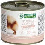 Nature's Protection Adult Small Breeds Turkey & Apples влажный корм для собак малых пород с индейкой и яблоками, 200 г