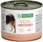Nature's Protection Adult Veal влажный корм для собак с телятиной, 200 г