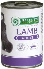 Nature's Protection Adult Lamb влажный корм для собак с ягненком, 400 г