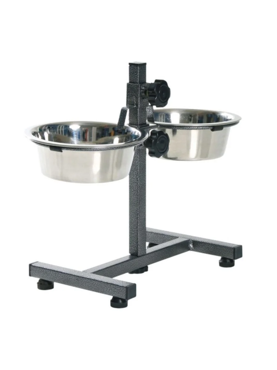 6024005 Trixie стойка с мисками для собак 2*0,75 л — изображение 1