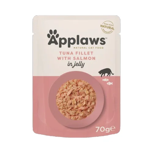 6024013 Applaws Cat Tuna & Salmon in Jelly влажный корм для кошек тунец и лосось в желе, 70г — изображение 1