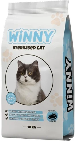 6024016 Nutrimax Winny mal əti ilə quru yem ilə yetkin sterilizasiya edilmiş pişiklər üçün mal əti ilə (toplu) - Şəkil 1