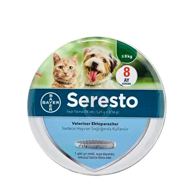 6024023 Seresto, антипаразитарный ошейник от блох и клещей, для собак мелких пород и кошек, 38 см — изображение 1