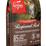 Orijen Regional Red Корм сухой беззерновой корм для взрослых кошек с бизоном и кабаном, 340г