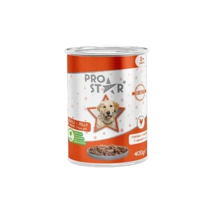 Prostar wet food for adult dog's with chicken влажный корм для взрослых собак с курицей, 400 гр