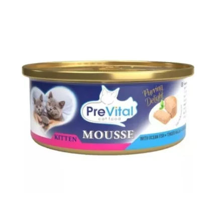 PPF PreVital консервированный влажный корм для котят, мусс с океанской рыбой, 85 г