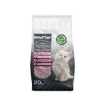 KittyMax Baby Powder бентонитовый наполнитель для кошачьего туалета с ароматом детской присыпки, 20 л