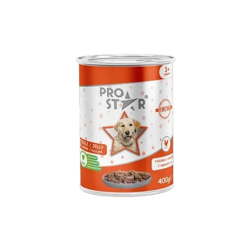 6024181 Prostar влажный корм для взрослых собак с курицей в желе, 400гр — изображение 1