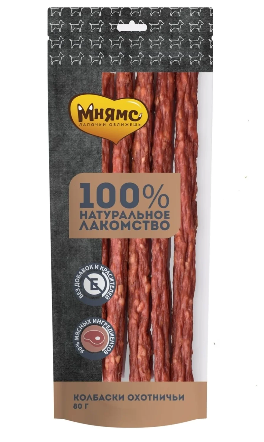 6024234 Мнямс Лакомство для собак колбаски охотничьи — изображение 1