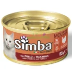 Simba Cat влажный корм для кошек с индейкой, 85 г