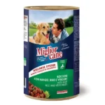 Miglior Cane, влажный корм для взрослых собак, крупные кусочки с говядины, рисом и овощами, 1.250 г