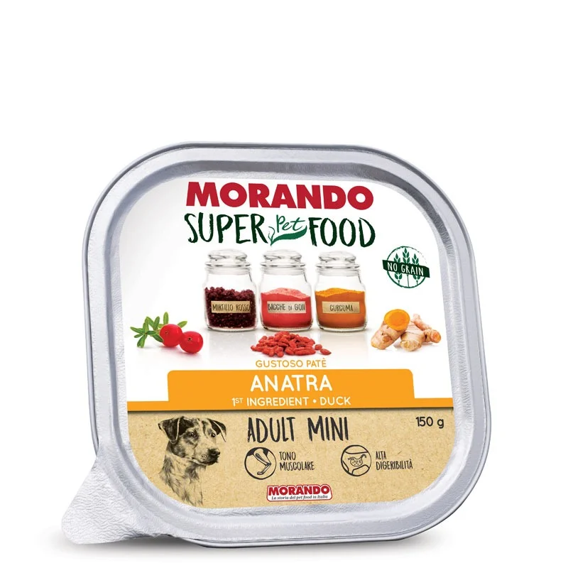 6024247-1 Morando Super Pet Food Adult Mini влажный корм паштет для мелких пород с уткой, 150 г — изображение 1