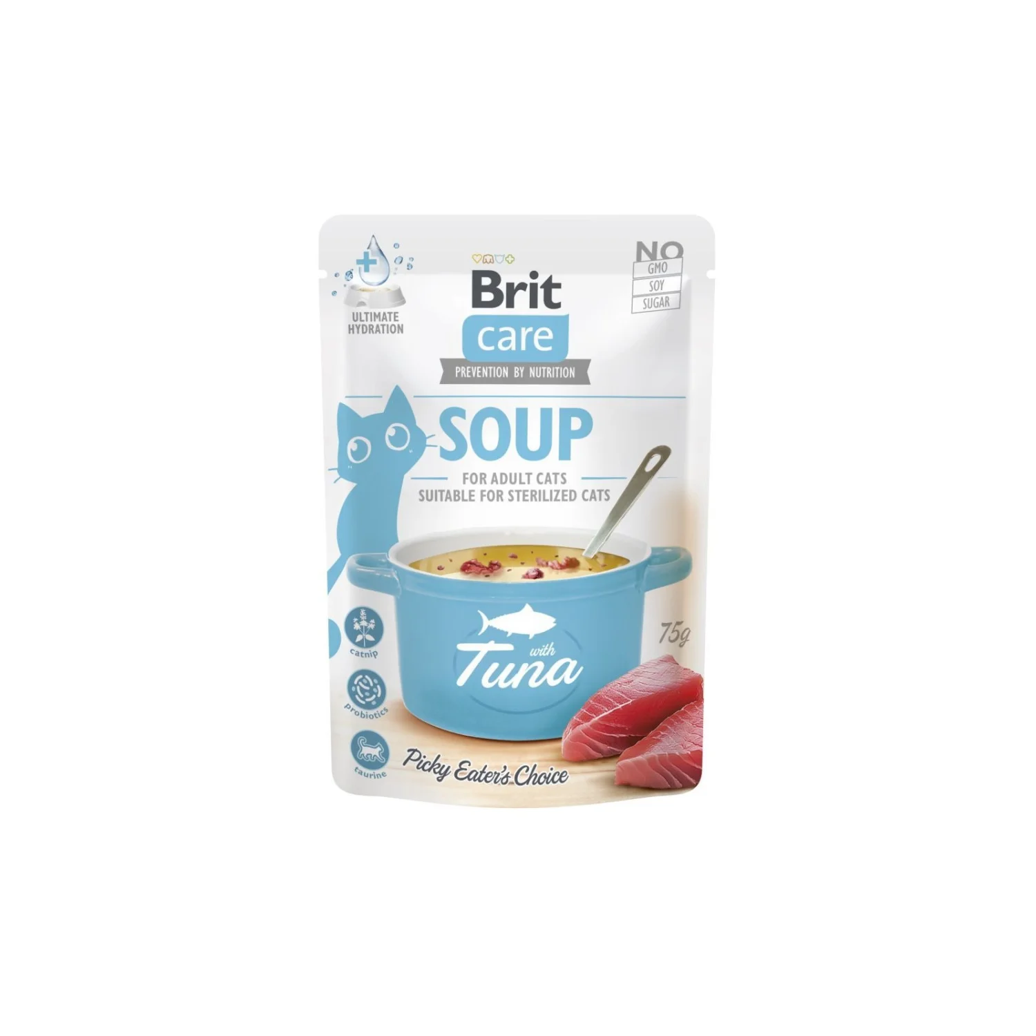 6024276 Brit Care Soup with Tuna влажный корм для кошек с тунцем, 75 г — изображение 1