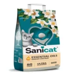 Sanicat Essential Oils Ultra Clumping комкующийся наполнитель, с белым жасмином, 10 л
