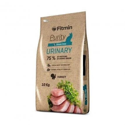 Fitmin cat purity urinary with turkey Cухой корм для кошек в целях профилактики мочекаменной болезни со вкусом индейки 10кг (на развес)