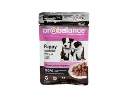 ProBalance влажный корм для щенков c говядиной 85 г