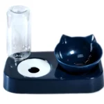 Misam 30 миска двойная с автопоилкой для кошек и собак 30×15×10 см