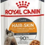 Royal Canin Hair & Skin влажный корм для кошек в желе, поддержание здоровья кожи и шерсти 85 г