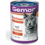 Gemon wet food for sterilized cats with turkey Влажный корм для стерилизованных кошек с индейкой 400 г