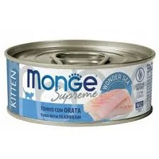 Monge Supreme Kitten для котят с тунцом и дорадо 80 г