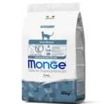Monge Sterilized Trout сухой корм для стерилизованных кошек и кастрированных котов c форелью, 400 гр