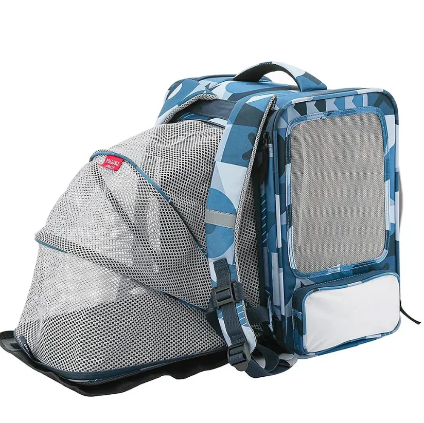 6040014 Petkit Breezy xZone Pet Carrier Metrical Blue Сумка для переноски — изображение 1